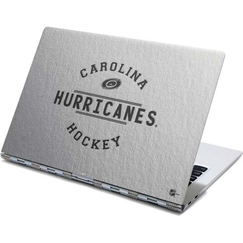 NHL Carolina Hurricanes Black Text Yoga 910 2-in-1 14in Touch-Screen Skin